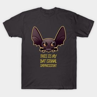 Bat Signal Kawaii Impression T-Shirt